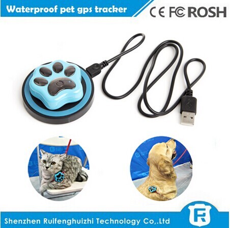 Buy cheap 2016 worlds smallest pet gps tracker for dog cat with wireless charge voice monitor rf-v32 from wholesalers