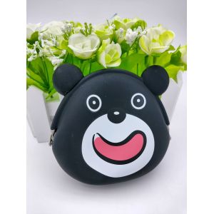 Buy cheap Black Bear Soft Silicone Toys Animal Coin Purse Blingbling Multiusage from wholesalers