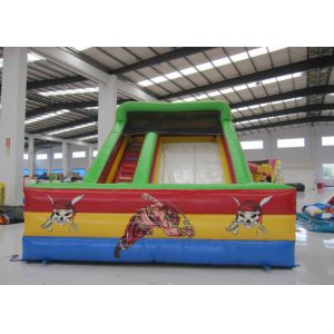Buy cheap Kindergarten Baby Commercial Inflatable Water Slides Rutsche Pirate Theme Colourful from wholesalers