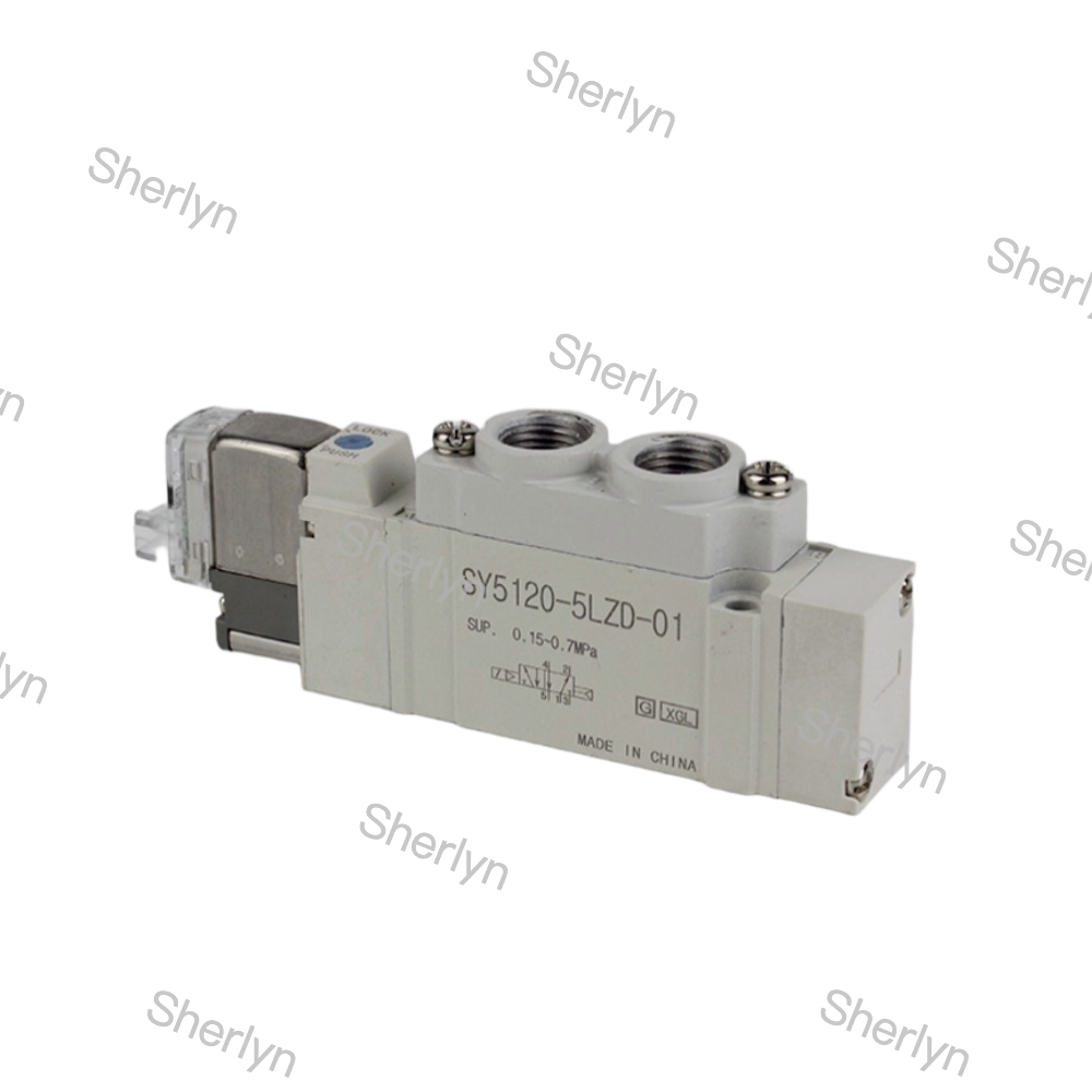SMC SY5000 Series Electromagnetic Valve SY5120-6LZD-01 DC12V