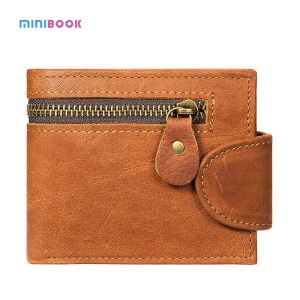Buy cheap Custom Logo Men's Genuine Leather Wallet Short Wallet with Multifunction and Card Holder from wholesalers