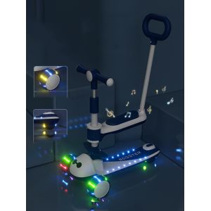 3 In 1 Multi-function Baby Walker 3 Wheel Ride On Folding Big Wheel Scooter Car