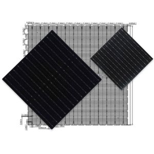 Buy cheap 210mm Two Sided Photovoltaic Machine Single Crystalline Silicon Solar Cell from wholesalers