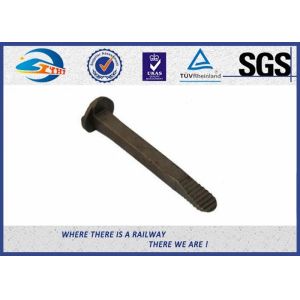 Buy cheap Standard Plain Railroad Track Spike Dog Screw Spikes Carbon Steel 4.6 Grade from wholesalers