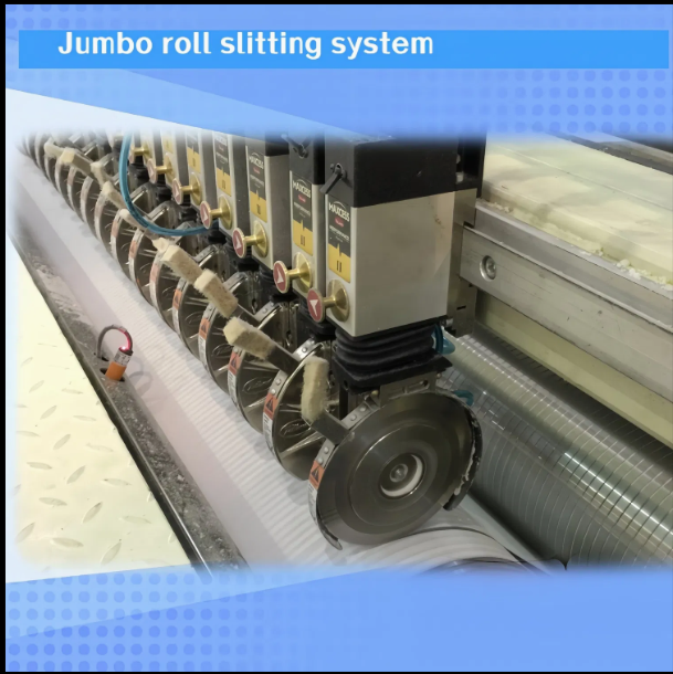 1800mm Finished Jumbo Roll Slitting Machine Rewinding With Good Efficient