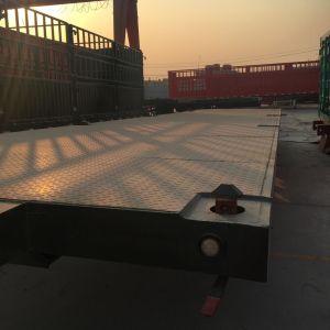 3/4 Axles 20ft 40ft 45ft Used Flatbed Semi Trailers