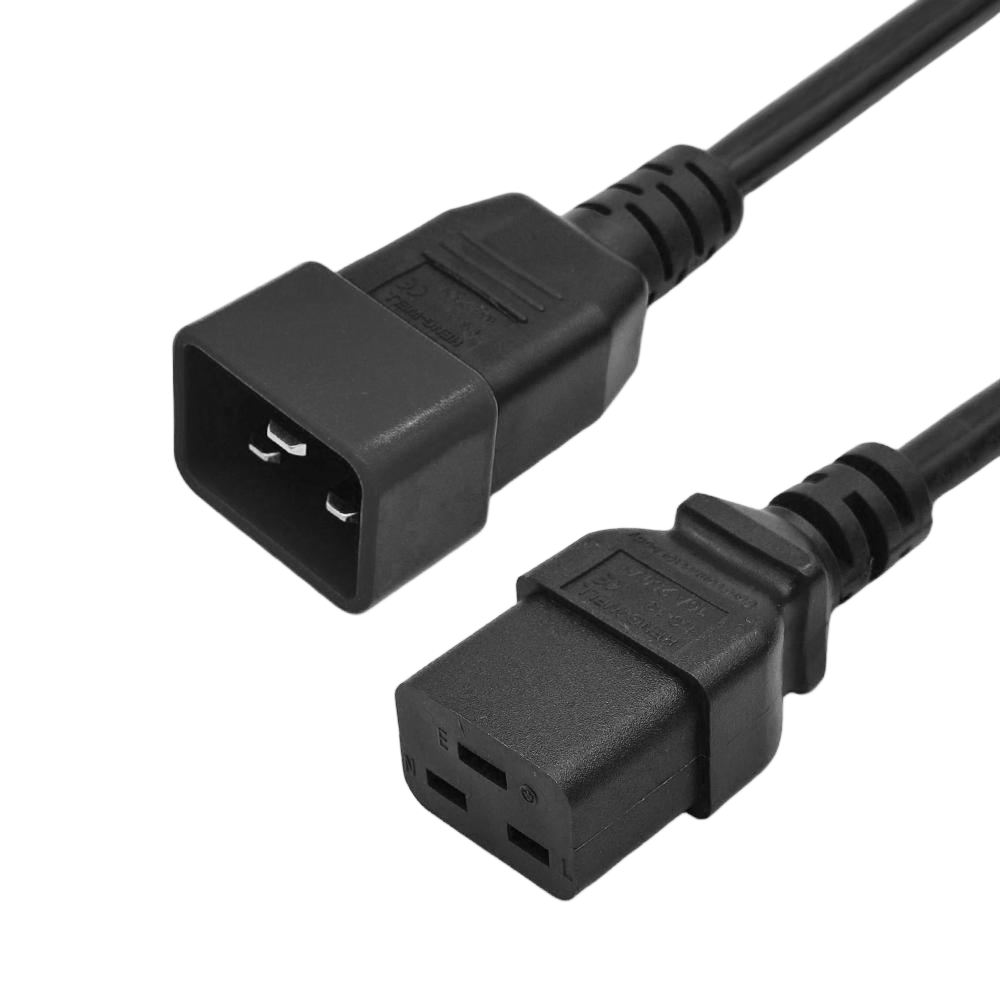 Buy cheap IEC C19 to C20 Extension Electrical 220V 16A 3.0m Extension Power Cord from wholesalers