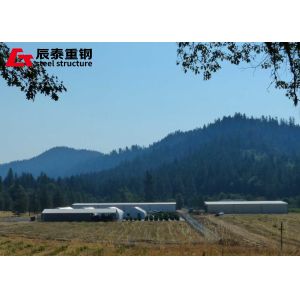 Buy cheap Weather Resistant Prefab Farm Buildings Rectangular Steel Structure Greenhouse from wholesalers