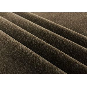 Buy cheap 210GSM Micro Velvet Fabric For Men'S Suit Garment Brown Herringbone Patterned from wholesalers