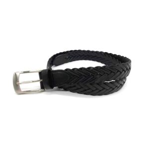 Buy cheap Genuine Leather Woven Braided Belt For Men Casual Jeans from wholesalers