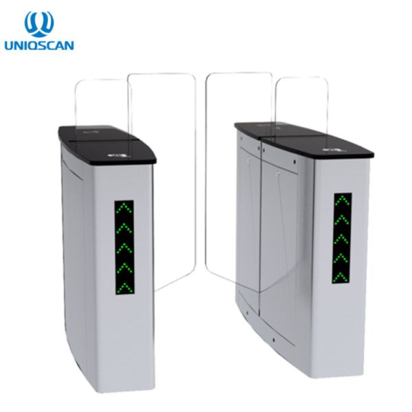 Quality 0.4S Adjustable Retractable Flap Barrier Gate Pedestrian Turnstile for sale
