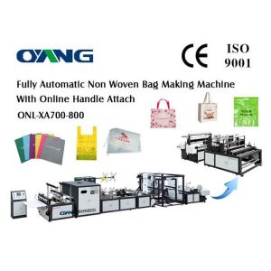 Buy cheap High Output Automatic Non Woven Bag Making Machine With Zipper Function from wholesalers