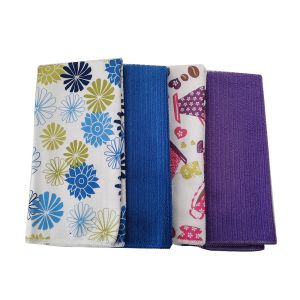 All Polyester Absorbent Dining Cloths Microfiber Tea Towel