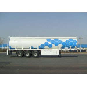 Buy cheap Tri Axle Carbon Steel Tanker Trailer For Fuel And Diesel Liquid Transport 45000L from wholesalers