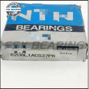 Buy cheap Single Row Deep Groove Ball Bearing 6208L1ACS37P6 Brass Cage 40mm*80mm*18mm Open Attachment from wholesalers