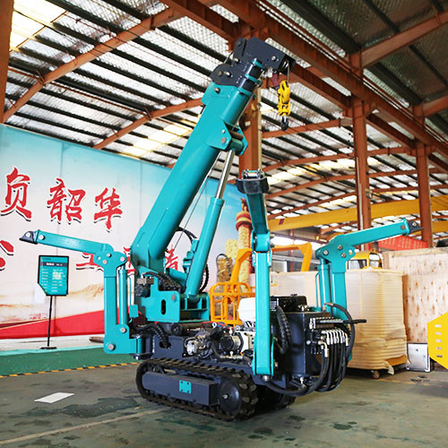 ZHONGMEI China Supplier Mini Hydraulic Telescope 1.2t Tracked Spider Crane With