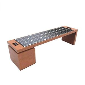 Buy cheap Bright Smart Solar Powered Benches Outdoor Garden With Back 1800*450*450mm from wholesalers