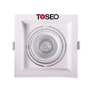 Buy cheap IP20 Recessed Downlight Fixtures Indoor Cob Die Casting D Adjust Down Lights from wholesalers