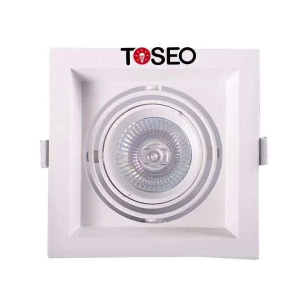 Quality IP20 Recessed Downlight Fixtures Indoor Cob Die Casting D Adjust Down Lights for sale