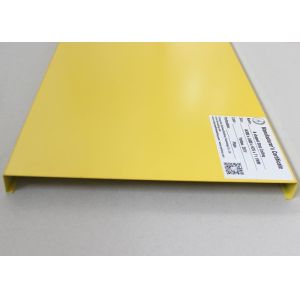 Buy cheap B Shaped Plain Aluminum Strip Ceiling With Akzo Nobel Environmental from wholesalers