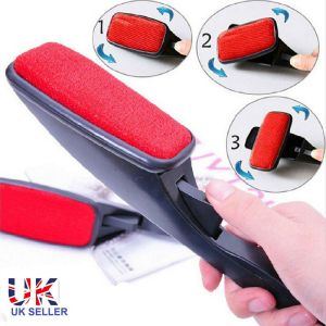 Dual Sided Rotating Lint Brush for Clothes