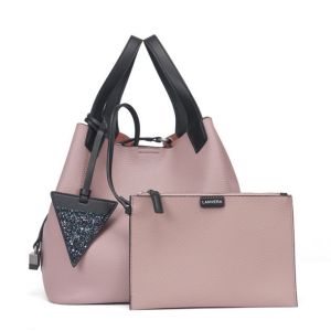 Buy cheap Lichee Pattern Cowhide Handbags Casual Single Shoulder Bag with Wallets from wholesalers