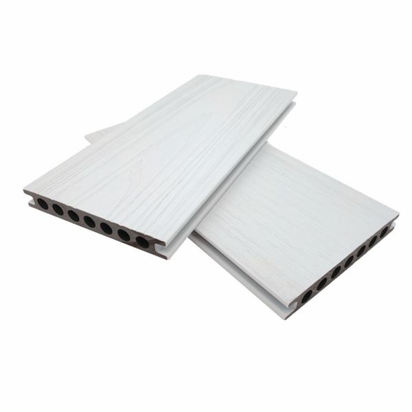Buy cheap ISO9001 Terrace Co Extrusion Composite Decking White Wood Plastic WPC from wholesalers