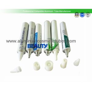 Buy cheap Aluminum Refillable Squeeze Tubes , Lotion Tube Containers Silk Screen Printing from wholesalers