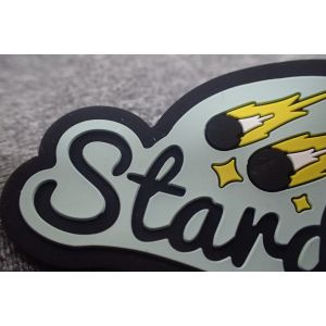 Buy cheap Eco - Friendly Stick On Handmade Rubber Logo Patches from wholesalers