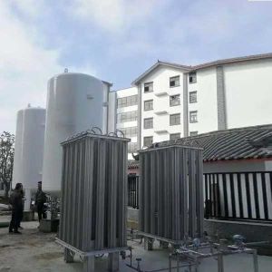 Buy cheap Double Layer Liquid Nitrogen Cryo Tank 60m3 Vacuum Q245R Cryogenic Liquid Storage from wholesalers