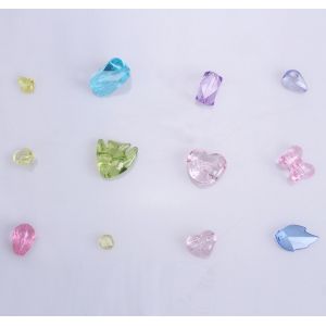 Buy cheap beautiful acrylic different shape DIY accessories beads from wholesalers