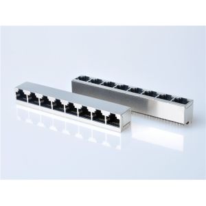Buy cheap 8p8c RJ45 Jack Connector PCB Mount For Network Socket Internet Modular Copper Alloy from wholesalers