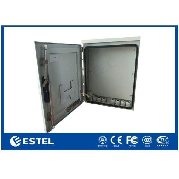 Quality IP65 Outdoor Telecom Enclosure Stainless Steel Wall Mounted Panels For Seaside for sale