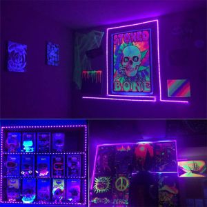 LED Strip Light 5V 8mm 120LEDs Purple One Cut Electroplate for Your Requirements