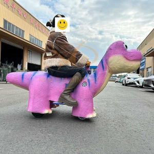 Customizable Motorized Ride On Dinosaur For Amusement Parks 100kg Capacity