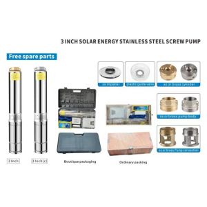 Buy cheap Deep Well Solar Powered Water Pump DC Brushless Agriculture Submersible from wholesalers