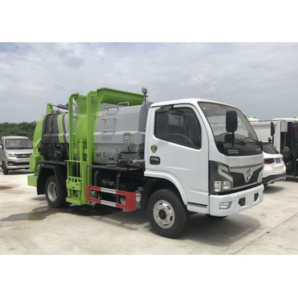 Buy cheap Dongfeng 4X2 120HP 6 Wheeler Side Loader Refuse Truck from wholesalers