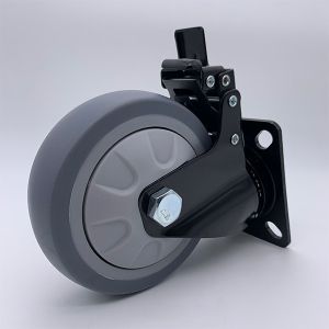 Buy cheap 4'' TPR Silent Caster Industrial with Safety Dual Locking Caster from wholesalers