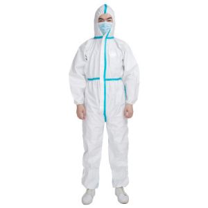 Buy cheap Non Woven Full Body Coverall Disposable Protective Suit CE Approval from wholesalers