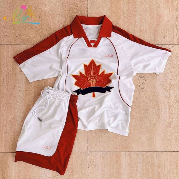 Quality Custom Jersey Polyester Embroidered Patch Logo Wash Two Piece Graphic Summer 2 Piece Polo Shirt and Shorts Set Tracksuit for Men for sale