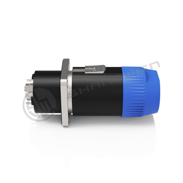 Quality 8-Pin Female Speaker Polyamide Shell Female Plug 8 Pin Loudspeakers Connector for 8-20mm Cable High Quality Audio Connectors for sale