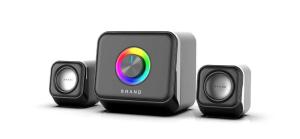 Buy cheap 3W×2 Mid-tweeter+5W Bass 52mm Speaker 4Ω Impedance 65dB SNR USB/Bluetooth Switching For Office Workers Students from wholesalers