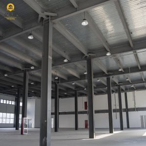 Buy cheap Sandwich Panel Pre Engineered Building Galvanized Steel Structure Tower Construction from wholesalers