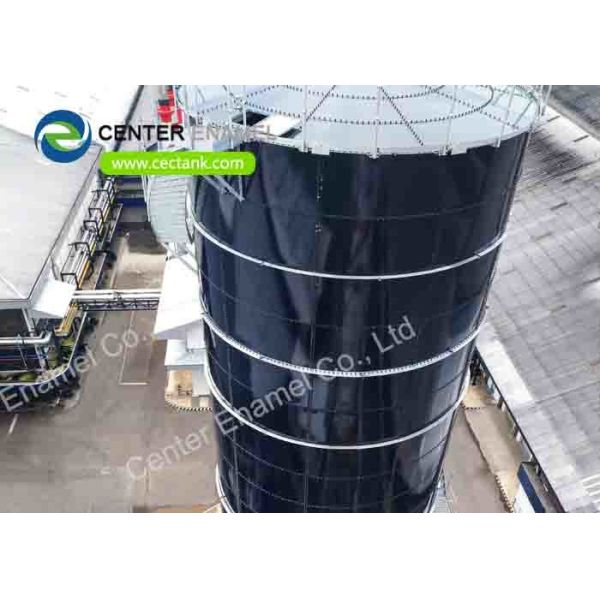 Quality Double Coating 3450N/Cm Glass Fused Steel Tanks for sale