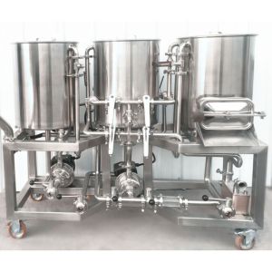 Adjustable Voltage 50L 2 Fixed and 2 Moving Beer Brewing Equipment for