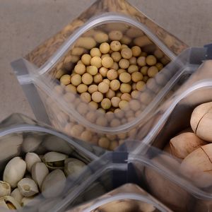 Buy cheap k Aluminum Foil Standing Up Pouches Resealable with Transparent Front from wholesalers