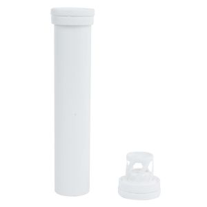 PP Material Customized White Plastic Effervescent Tablet Tube Bottle With