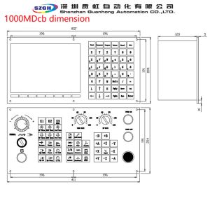 3 Axis Multiple function 5MHz Output Pulse Frequency CNC Milling Machining