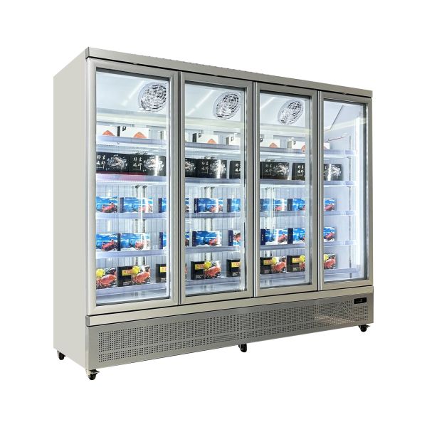 Supermarket 2077L Beverage Showcase Cooler Single-Temperature Refrigeration