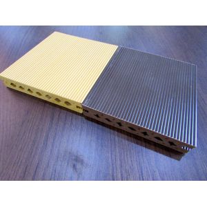 Buy cheap Lowes Groove and Hollow WPC Composite Vinyl Decking Boards from wholesalers